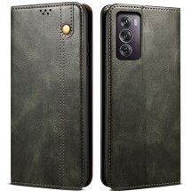 Защитный чехол UniCase Leather Wallet для OPPO Reno 12 - Green: фото 1 из 6
