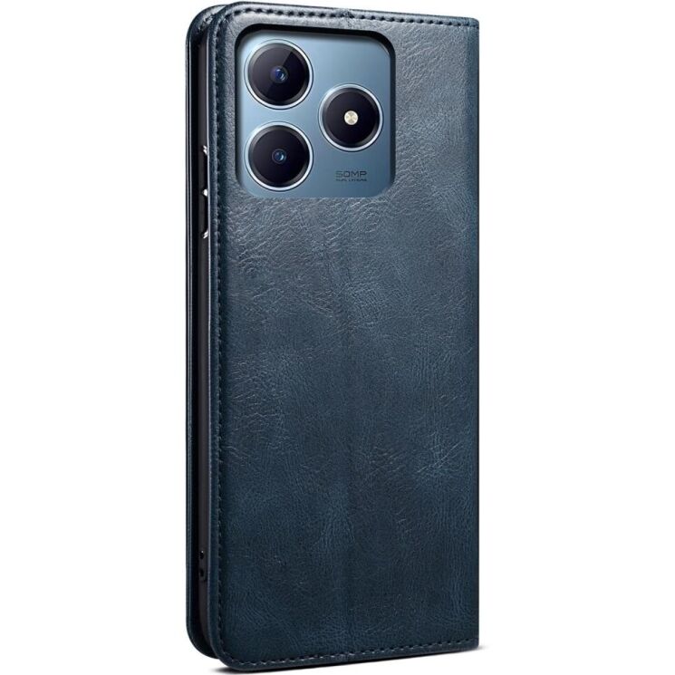 Защитный чехол UniCase Leather Wallet для Realme C63 / C61 / Note 60x - Blue: фото 6 из 6