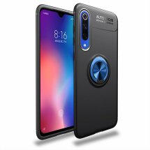 Защитный чехол UniCase Magnetic Ring для Xiaomi Mi 9 SE - Black / Blue: фото 1 из 12