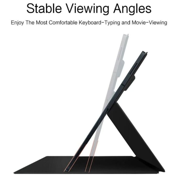 Защитный чехол UniCase Magnetic Stand для Samsung Galaxy Tab S9 FE (X510/516) / Tab S10 FE (X520/526) - Black: фото 5 из 6