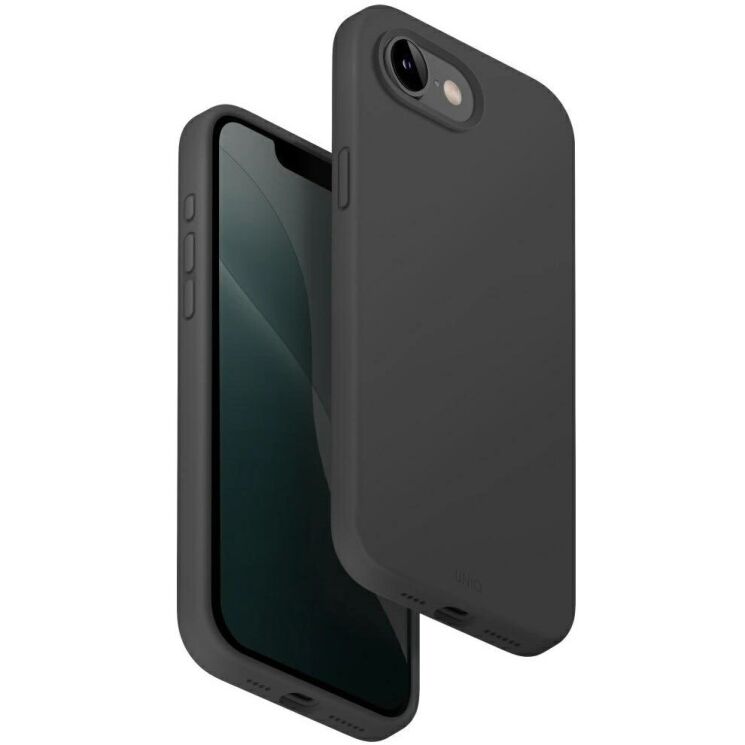 Защитный чехол UNIQ Lino для Apple iPhone 16e - Grey: фото 1 из 6