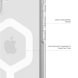 Защитный чехол URBAN ARMOR GEAR Plyo MagSafe для iPhone 17 (114531114341) - Ice / White (389380I). Фото 7 из 9