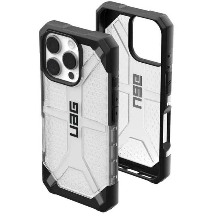 Защитный чехол URBAN ARMOR GEAR (UAG) Plasma для Apple iPhone 16 Pro - Ice: фото 7 из 11