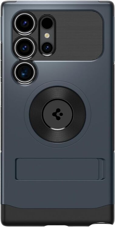 Защитный чехол Spigen Slim Armor (MagFit) для Samsung Galaxy S24 Ultra (S928) ACS07188 - Metal Slate: фото 2 из 9