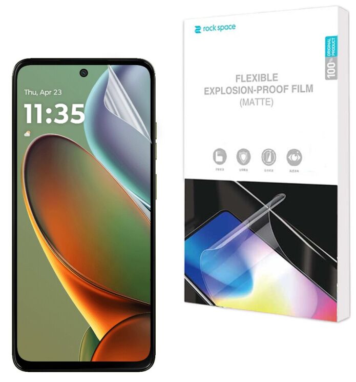 Антиблікова плівка на екран RockSpace Matte для Motorola Moto G15 Power: фото 1 з 8