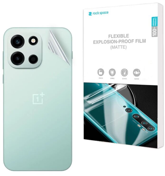 Антиблікова плівка на задню панель RockSpace Explosion-Proof Matte для OnePlus Nord 6 (411923) Антиблікова плівка на задню панель RockSpace Explosion-Proof Matte для OnePlus Nord 6: фото 1 з 9