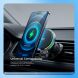 Автомобильный держатель с функцией беспроводной зарядки Proove Light Crystal Qi2.2 (25W) - Gray (982709H). Фото 10 из 11