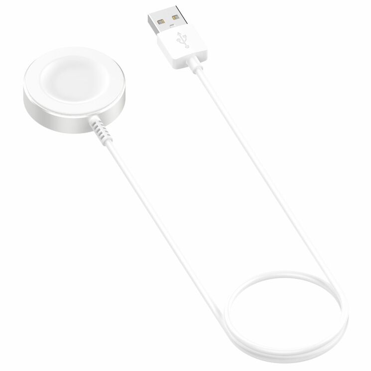 Бездротовий зарядний пристрій Deexe Metal Charger для Huawei Watch 3 / 3 Pro / 4 / 4 Pro / 5 / GT 5 / GT 5 Pro / GT 4 / GT 3 / GT 3 Pro / GT 3 SE / GT 2 Pro / GT 2 Pro ECG / Fit 4 / Fit 4 Pro - White: фото 4 з 7