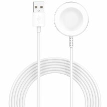 Бездротовий зарядний пристрій Deexe Metal Charger для Huawei Watch 3 / 3 Pro / 4 / 4 Pro / 5 / GT 5 / GT 5 Pro / GT 4 / GT 3 / GT 3 Pro / GT 3 SE / GT 2 Pro / GT 2 Pro ECG / Fit 4 / Fit 4 Pro - White: фото 1 з 7