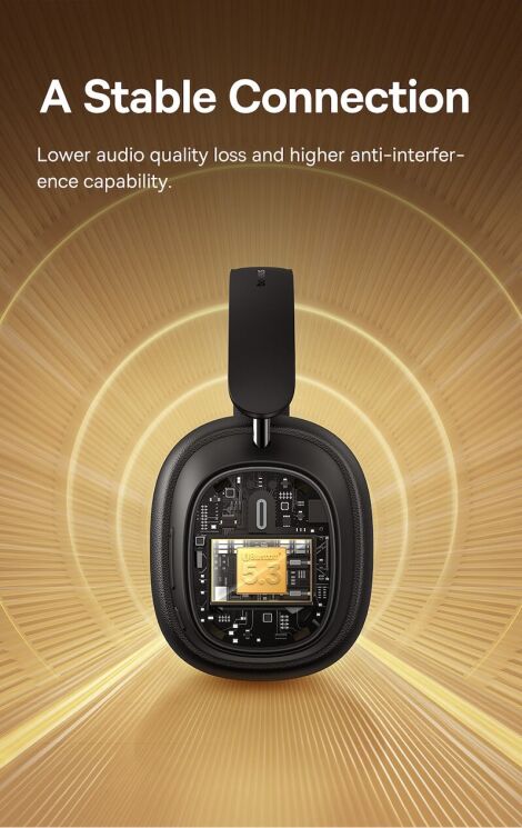 Беспроводные наушники Baseus Bowie H1 Pro A00050601113-00 - Cluster Black: фото 16 из 19