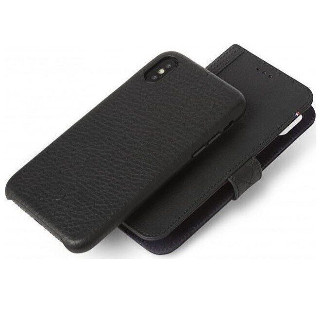 Чохол Decoded Full Grain Leather для Apple iPhone X / iPhone XS - Black: фото 4 з 6