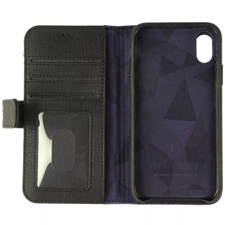 Чохол Decoded Full Grain Leather для Apple iPhone X / iPhone XS - Black: фото 6 з 6