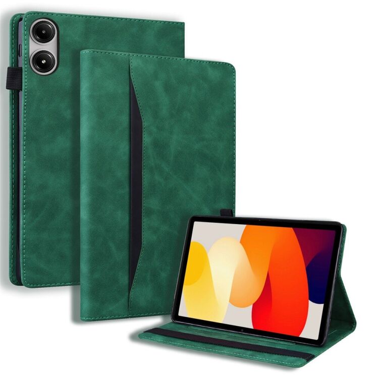 Чехол Deexe Business Style для Xiaomi Redmi Pad 2 - Green: фото 1 из 8