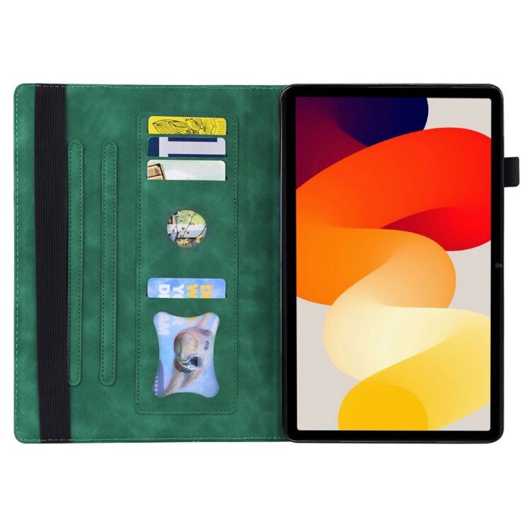 Чехол Deexe Business Style для Xiaomi Redmi Pad 2 - Green: фото 2 из 8