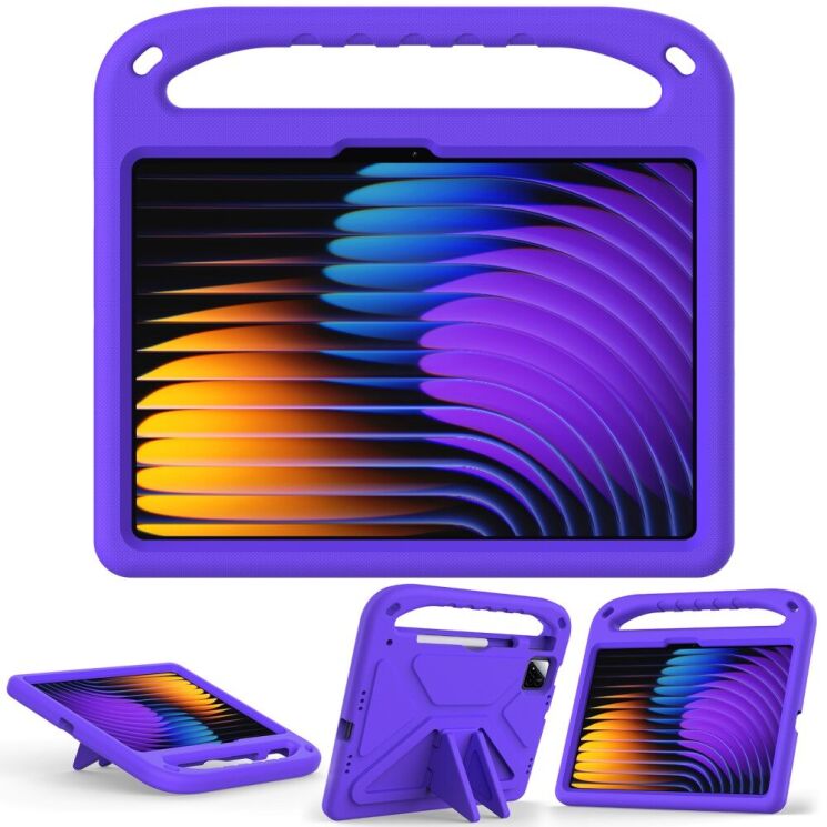 Чохол Deexe KickStand Cover для Xiaomi Pad 7 / 7 Pro - Purple: фото 2 з 7