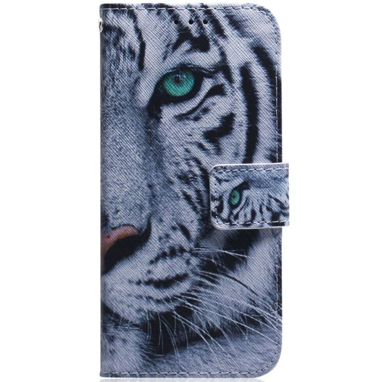 Чехол Deexe Life Style Wallet для Infinix Note 30 VIP - Tiger Head: фото 4 из 8