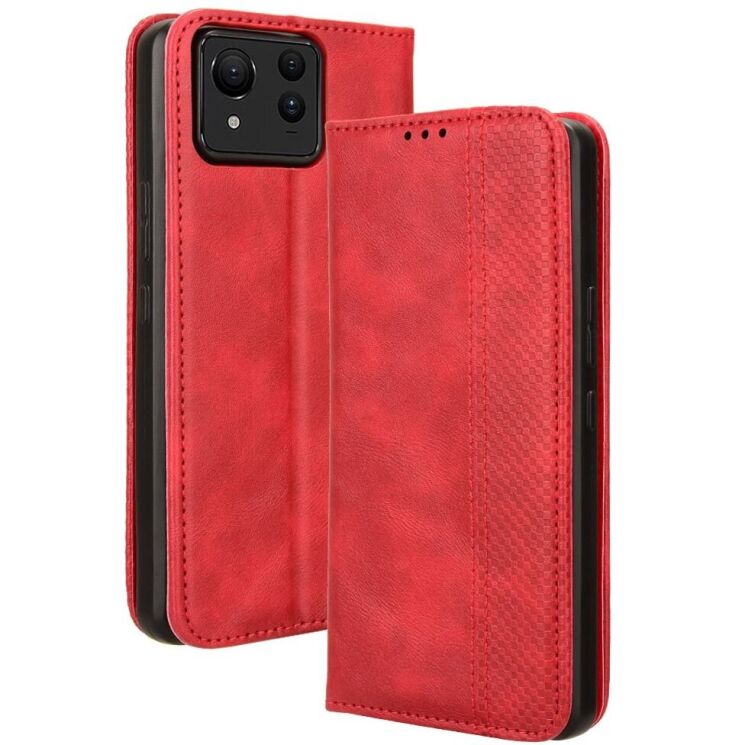 Чехол Deexe Retro Style для ASUS Zenfone 11 Ultra - Red: фото 1 из 7