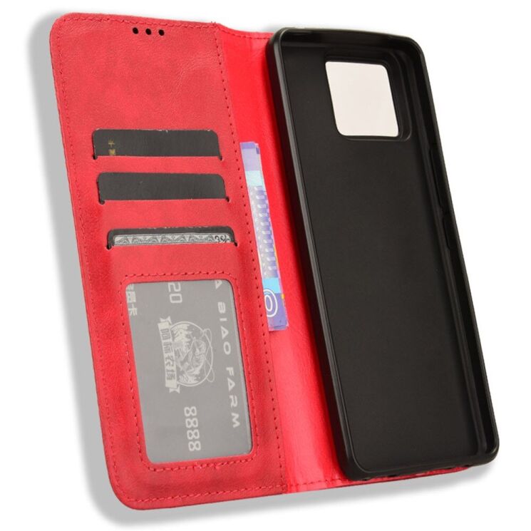 Чехол Deexe Retro Style для ASUS Zenfone 11 Ultra - Red: фото 4 из 7