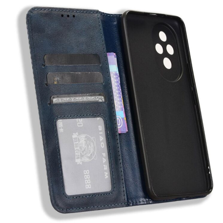 Чехол Deexe Retro Style для Honor 200 - Blue: фото 4 из 7