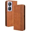Чехол Deexe Retro Style для Honor X7b - Brown (347208Z)