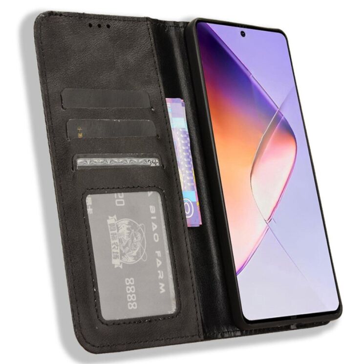 Чехол Deexe Retro Style для Infinix Note 40 - Black: фото 2 из 7