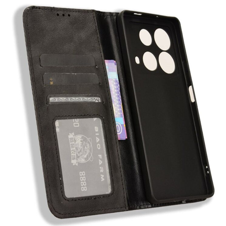Чехол Deexe Retro Style для Infinix Note 40 - Black: фото 4 из 7