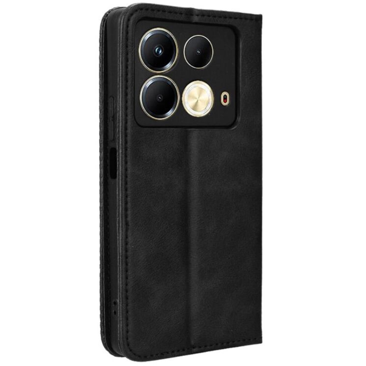 Чехол Deexe Retro Style для Infinix Note 40 - Black: фото 6 из 7