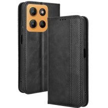 Чехол Deexe Retro Style для Motorola Moto G15 / G15 Power - Black: фото 1 из 7