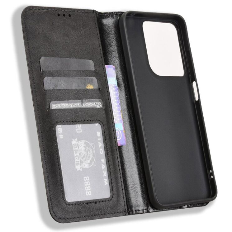 Чохол Deexe Retro Style для Motorola Moto G15 / G15 Power - Black: фото 4 з 7