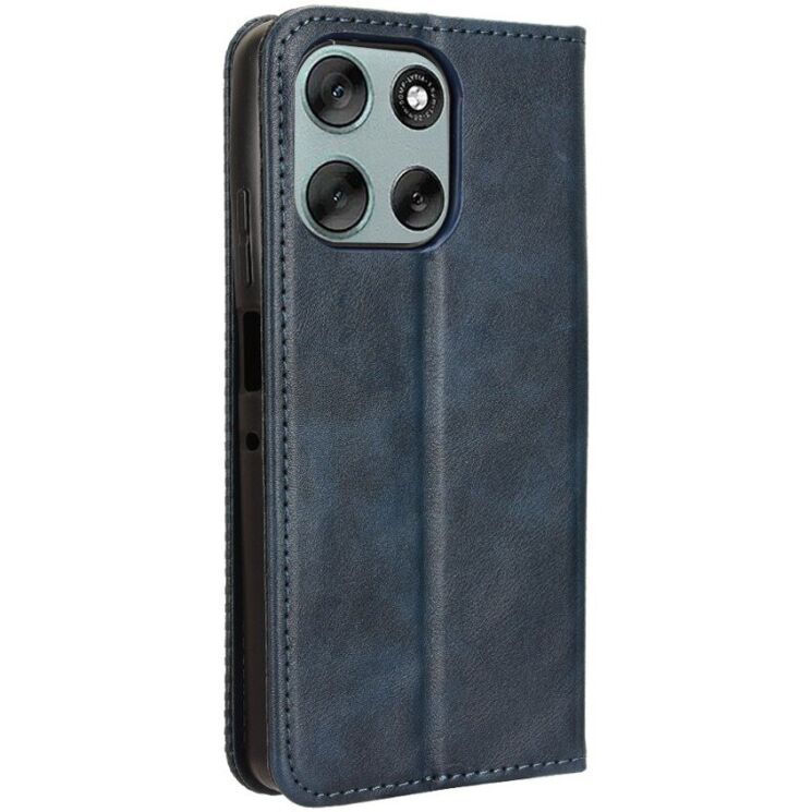 Чохол Deexe Retro Style для Motorola Moto G56 - Blue: фото 8 з 15