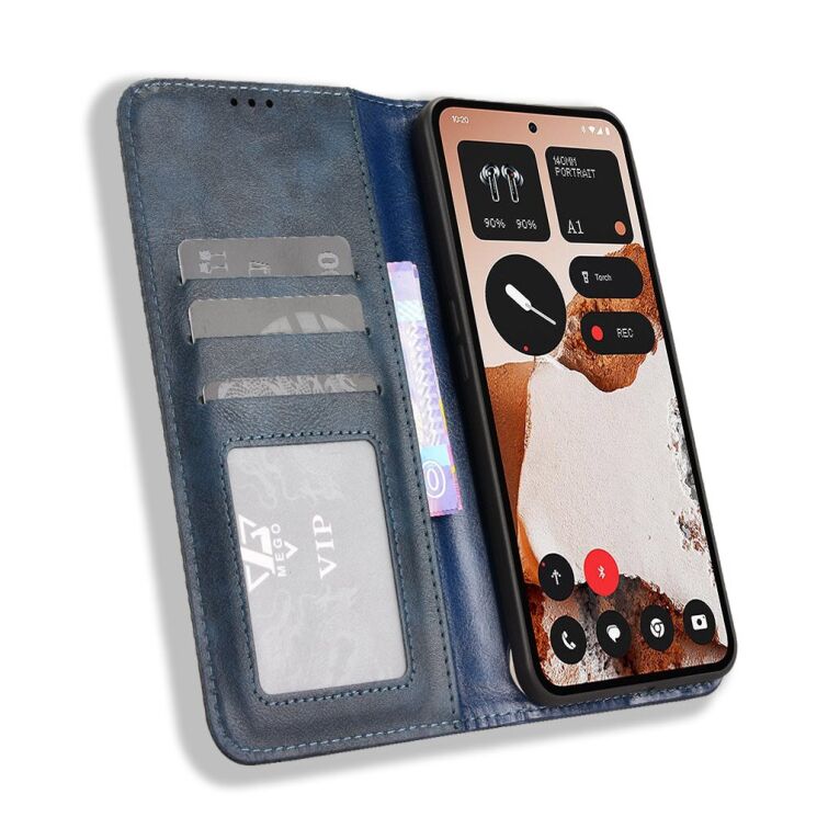 Чохол Deexe Retro Style для Nothing CMF Phone 2 Pro - Blue: фото 6 з 18