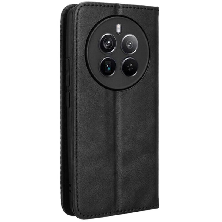 Чохол Deexe Retro Style для Realme 12 / 12 Plus - Black: фото 6 з 7