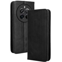 Чехол Deexe Retro Style для Realme 12 / 12 Plus - Black: фото 1 из 7