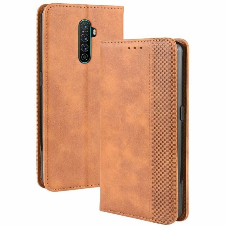 Чехол Deexe Retro Style для Realme X2 Pro - Brown: фото 1 из 16