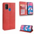 Чехол Deexe Retro Style для Samsung Galaxy M30s (M307) / Galaxy M21 (M215) - Red (211208R)