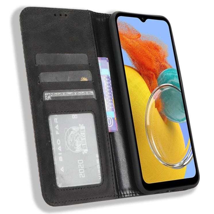 Чохол Deexe Retro Style для Samsung Galaxy M34 (M346) - Black: фото 2 з 7