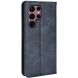 Чехол Deexe Retro Style для Samsung Galaxy S22 Ultra (S908) - Blue (298438L). Фото 3 из 9