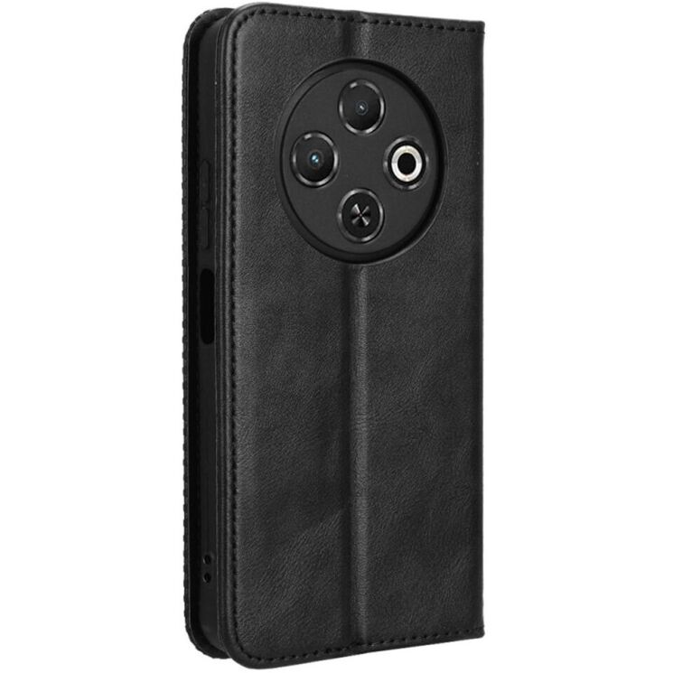 Чохол Deexe Retro Style для TECNO Spark 30C - Black: фото 6 з 7