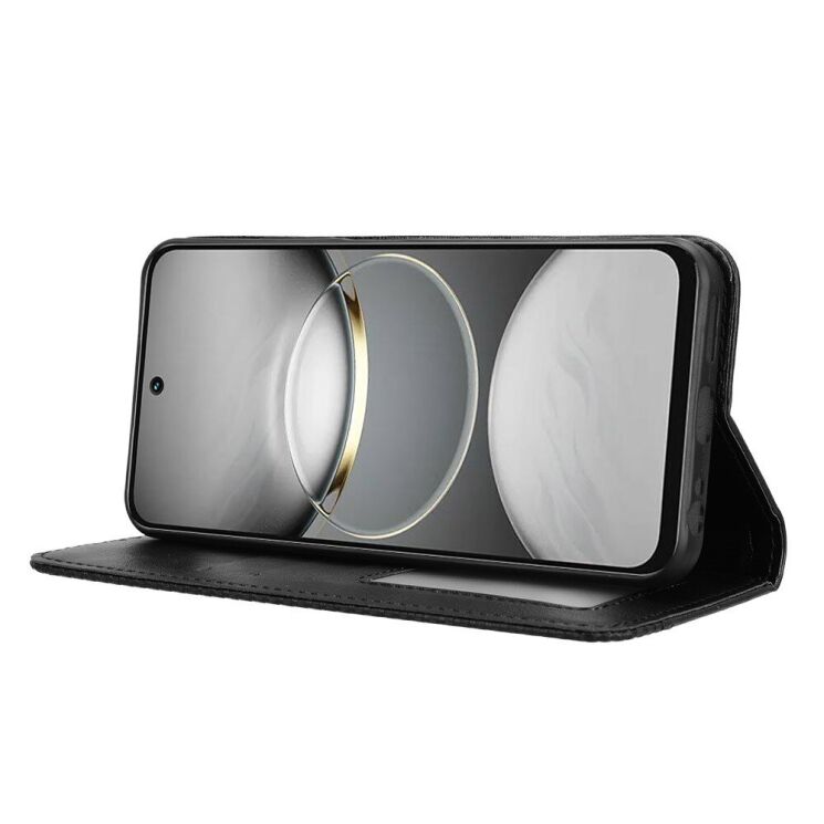 Чохол Deexe Retro Style для TECNO Spark 30C - Black: фото 3 з 7