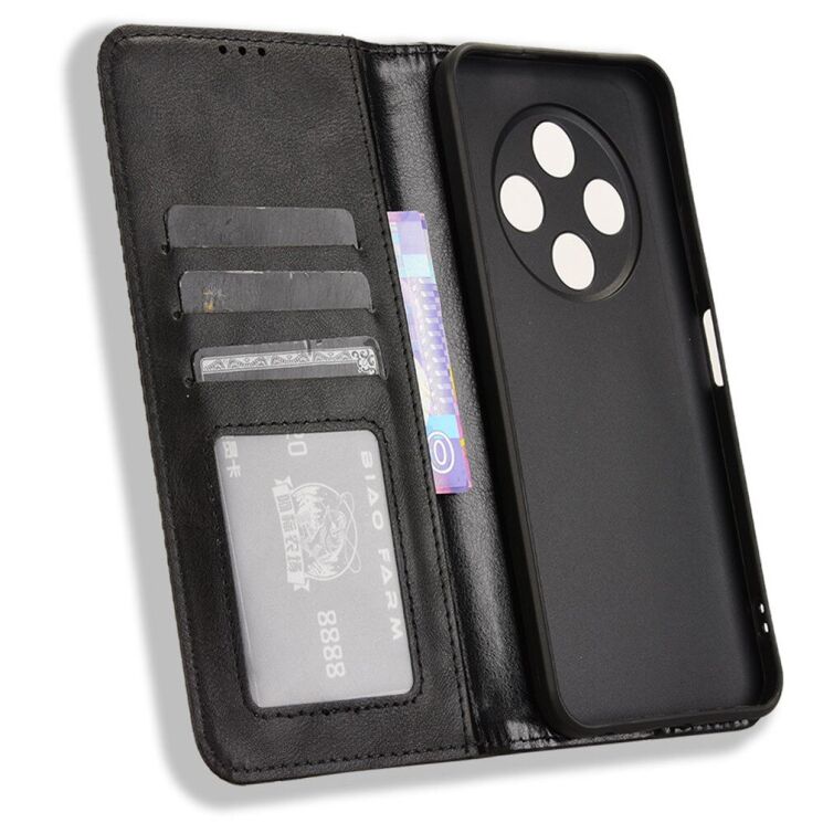 Чохол Deexe Retro Style для TECNO Spark 30C - Black: фото 4 з 7