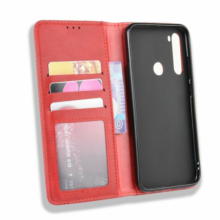 Чохол Deexe Retro Style для Xiaomi Redmi Note 8T - Red: фото 5 з 10