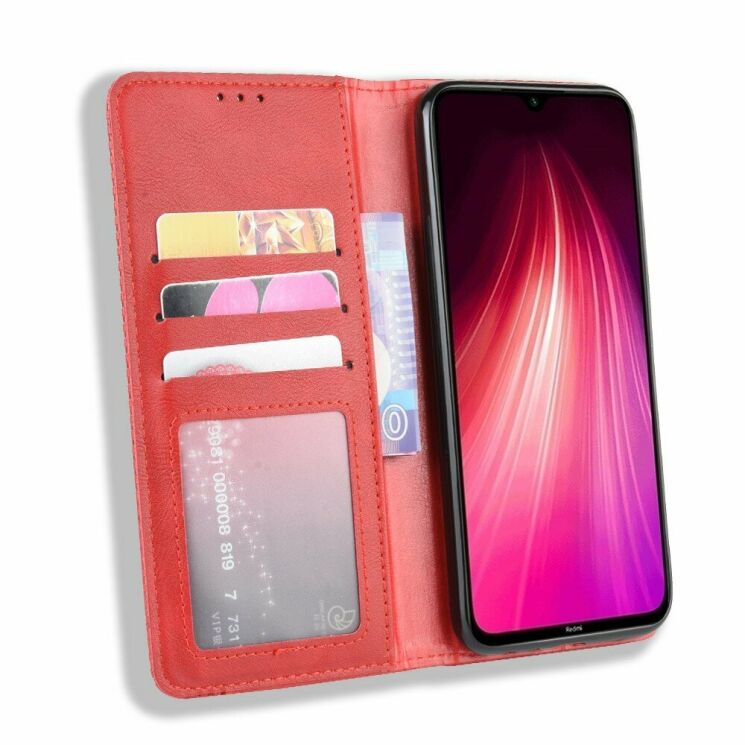 Чохол Deexe Retro Style для Xiaomi Redmi Note 8T - Red: фото 6 з 10