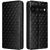 Чехол Deexe Rhombus Book для Google Pixel 11 / 11 Pro - Black: фото 1 из 7