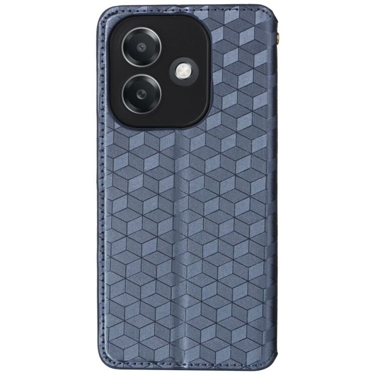 Чехол Deexe Rhombus Book для OPPO A3x / A3 / A40m - Blue: фото 8 из 8