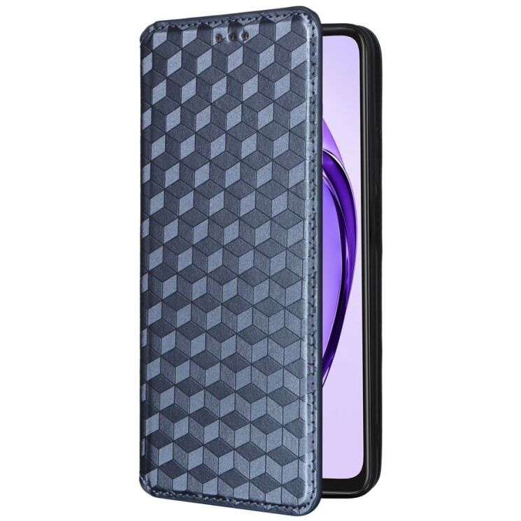 Чехол Deexe Rhombus Book для OPPO A3x / A3 / A40m - Blue: фото 5 из 8