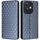 Чехол Deexe Rhombus Book для OPPO A3x / A3 / A40m - Blue (365301L). Фото 1 из 8