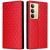 Чехол Deexe Rhombus Book для Realme C75 - Red: фото 1 из 10