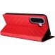 Чехол Deexe Rhombus Book для Samsung Galaxy A37 (A376) - Red (406081R). Фото 5 из 7