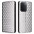 Чохол Deexe Rhombus Book для Xiaomi Poco C95 Pro - Silver: фото 1 з 7