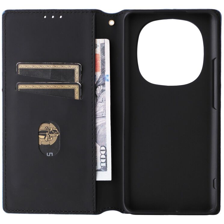 Чехол Deexe Rhombus Book для Xiaomi Redmi Note 15 (4G/5G) / Poco M8 - Silver: фото 3 из 8